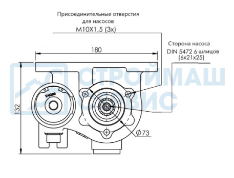 Коробка отбора мощности импортная